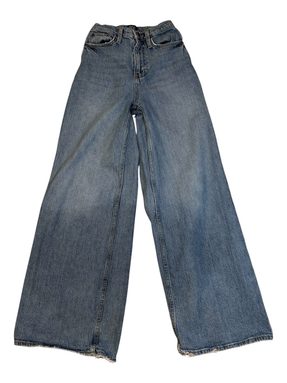 BDG Urban Outfitters, Wide-Leg High-Rise Jeans, Vintage Blue Denim, 25, Size 0 - Picture 2 of 15